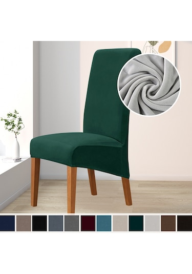 Geeroyoo 2023 Yeni Gümüş Tilki Kadife Yüksek Sırtlı Sandalye Kılıfı - Esnek, Dayanıklı Ve Konforlu Turkuaz Mavi Diğer