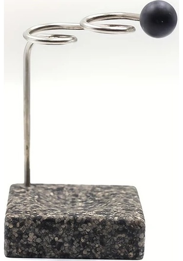 Elmpaly Siyah Granit Diş Fırçası Tutucu - 304 Paslanmaz Çelik Banyo Düzenleyici, Minimal Masaüstü Organizer Siyah