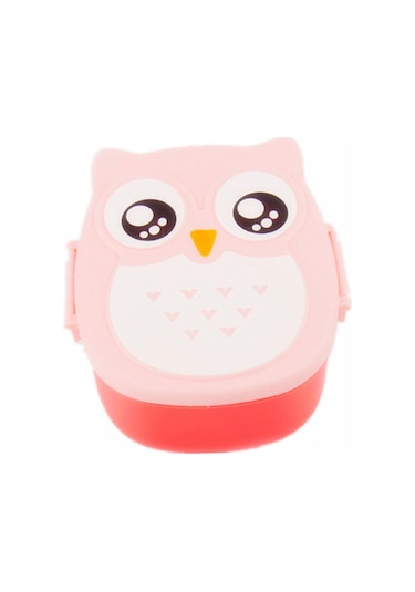 Suntek Baykuş Öğle Yemeği Kutusu Aperatifler Için Pembe Pembe