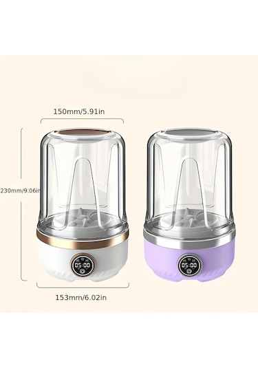 Fochsia 67 63 Oz 3 Mod Büyük Kapasiteli Kablosuz Taşınabilir Çamaşır Makinesi