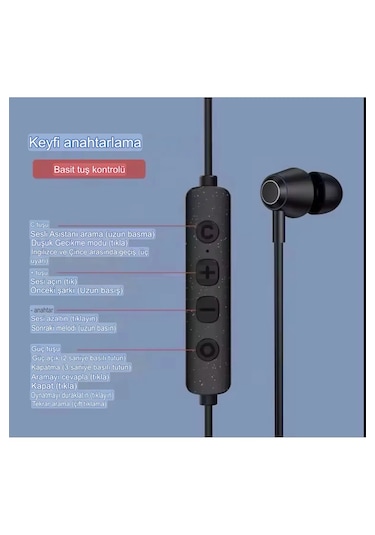 A20 Boyun Bantlı Askılı Bluetooth Kulaklık