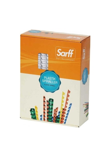 Sarff 25 Mm Beyaz Plastik Spiral 50 Li 15312061