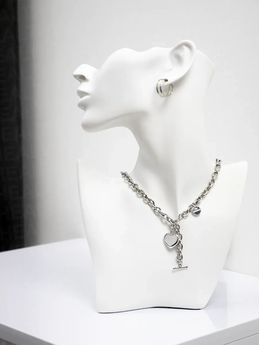 Family Shop Takı Ve Bijuteri Standı, Beyaz Mat Buste 343005697