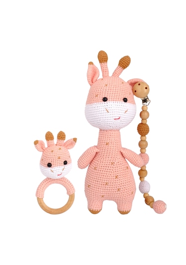 Amigurumi Zürafa Kapi Set - Anatoya