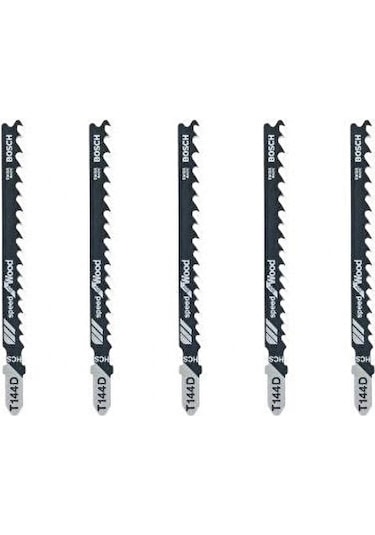 Bosch T 144 D Speed For Wood Dekupaj Testeresi Bıçağı 5'Li - 2608630040