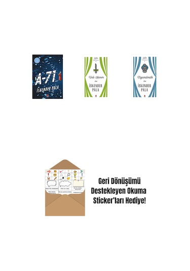 A-71 + Vali Hanım Ciltli + Nizamülmülk Ciltli + Okuma Sticker'ları