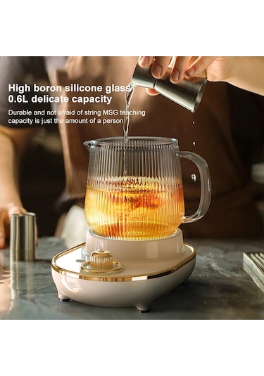 600ml Çok Fonksiyonlu Mini Sağlık Pot Elektrikli Güveç Fincan Çay Makinesi White Gift Set Au Plug Beyaz