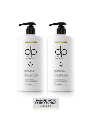 Dp Daily Perfection Şampuan Pamuk Sütü 800 ML 2 X Adet