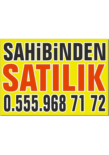 Satılık Kiralık Brandası Pankart Basımı Ilan Afiş Dijital Baskısı