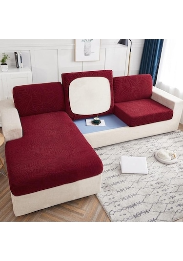 Willowhaven Çimen Yeşili Su Geçirmez Kanepe Koltuk Minderi, L Boyutu, Modern Tasarım, Oturma Odası Kapakları, Koruyucu, Yumuşak Malzeme Çimen Yeşili