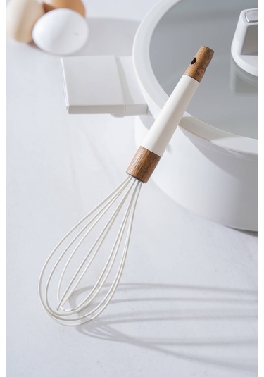 Evero Silikon Çırpıcı - 25 Cm Bej