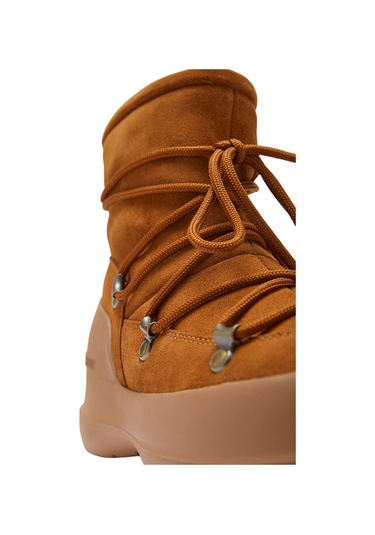 M008 Cognac Sneaker Günlük Kadın Diğer 80d2480030 Moon Boot Luna Boot Suede Kahverengi