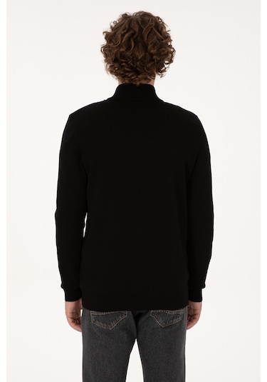 U.s. Polo Assn. Erkek Siyah Hırka Triko 50307800-vr046 Siyah