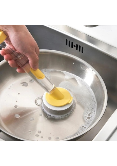 Ikea Videveckmal Deterjan Hazneli Bulaşık Süngeri Sarı 2'li