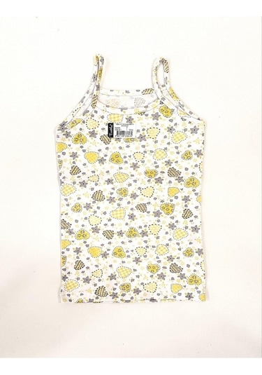 Tutku Kız Çocuk Elastan Empirme Ip Askı Atlet 6 Adet