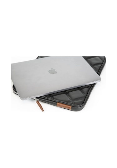 Siyah Laptop Kılıfı 16'' İnç Apple Uyumlu MacBook Pro Air Huawei Evrak Çantası