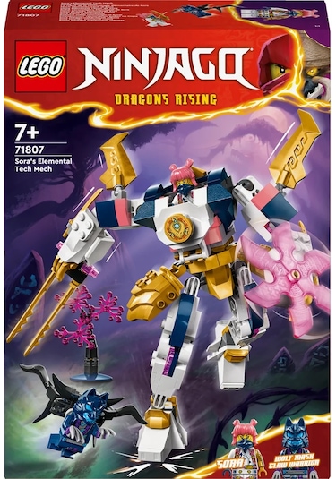 LEGO® Ninjago Sora'nın Teknoloji Elementi Robotu 71807 7+ Yaratıcı