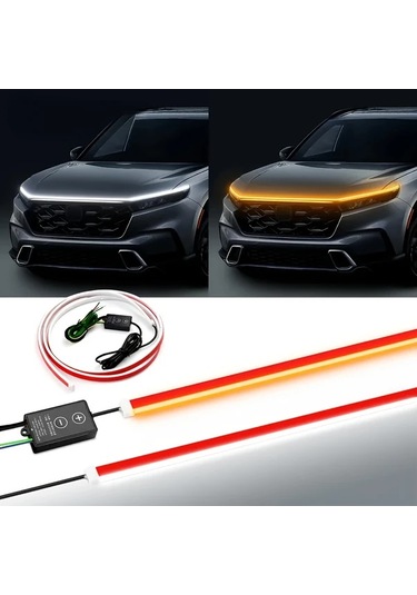 Motion003 180cm Beyaz Sarı Led Araba Işık Barı Esnek Kurulum Güvenli Sürüş İçin Araçlar Suv Kamyonlar İçin 12v Su Geçirmez Dekoratif Led Işıklar