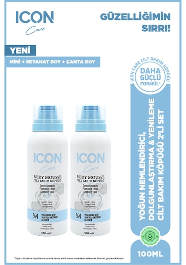 Cilt Bakım Köpüğü Hyaluronic Acid 100 Ml- 2'li Set