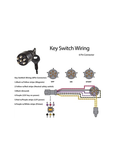 A6630 Brp Johnson Evinrude İçin Kordonlu Yan Kontrol Kontak Anahtarı Anahtarı 5005801