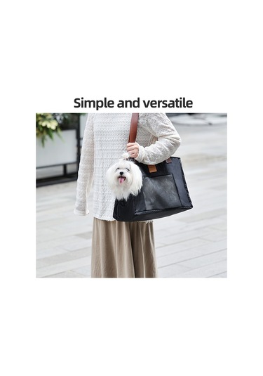 Qingmipy Taşınabilir Kedi Köpek Taşıma Çantası - Nefes Alabilir, Dayanıklı, Büyük Kapasiteli