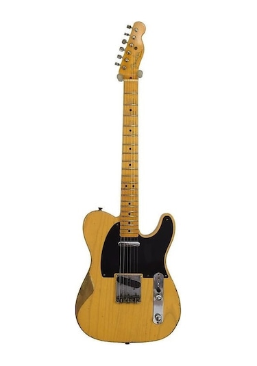 Fender Custom Shop Masterbuilt Telecaster Elektro Gitar - Butterscotch