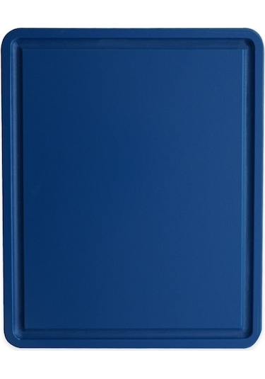 Türkay Polietilen Türkay Kesim Tahtası Polietilen Oluklu Plastik Levhası Mavi 32,5*26,5*1 Cm