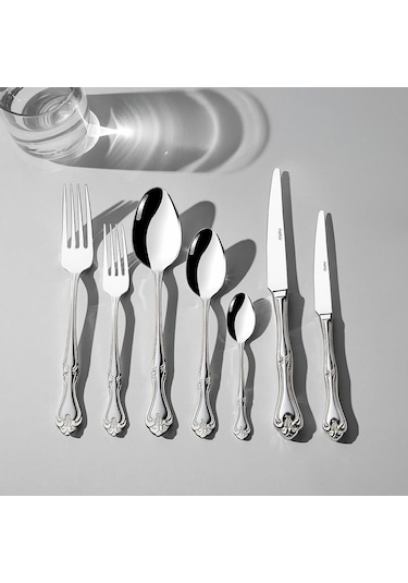 Nehir Lalezar Saten 12 Kişilik 89 Parça Kutulu Çatal Kaşık Bıçak Takımı