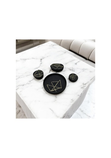 Hasır Sepet, Jüt Ip Sepet, 4'lü Dekoratif Saklama Kutusu, Hediyelik Sepet, Hasır Sunum Tepsi