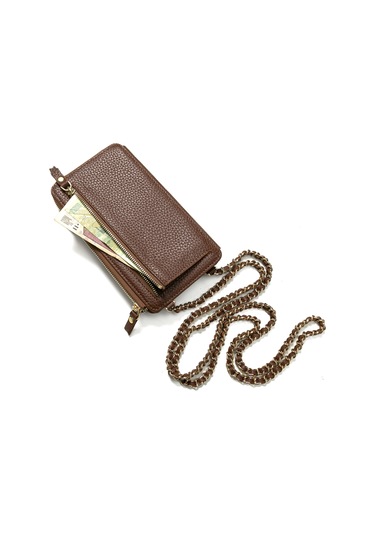 Taba Cüzdan & Kartlık Kadın Diğer 2807 Roncato Flother Skın Wallet Telephone Card Holder Taba