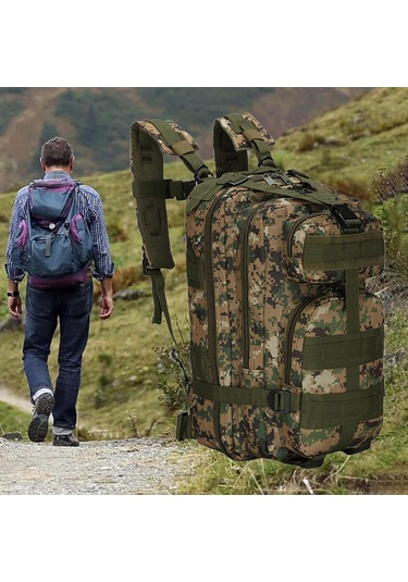 Suntek Yürüyüş Sırt Çantası Kampçılık Orman-Dijital