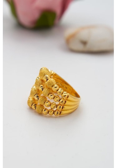 Latif Kuyumculuk 22 Ayar Altın Dorika Mekik Kadın Yüzük Lkyzk1533