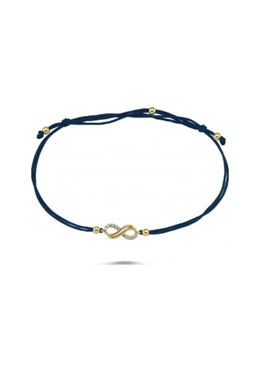 14 Ayar Sonsuzluk İpli Altın Bileklik