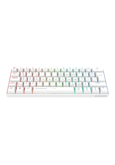 Gamebooster Syma Rgb Red 60m Switch Kablolu Beyaz Mekanik Gaming Klavye
