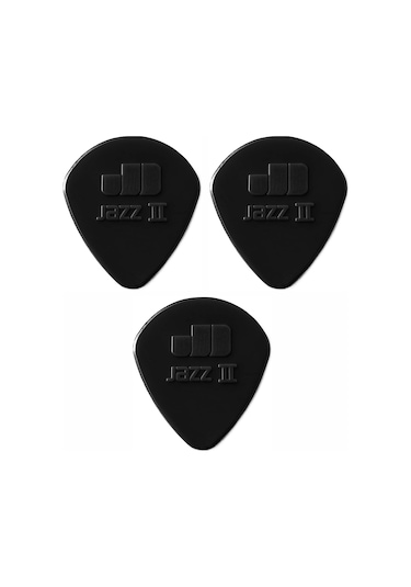 47r2s Gitar Penası 3 Adet Jazz Iı Black Nylon Gitar Pena