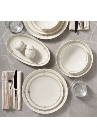 GÜRAL CAMELIA 30 PARÇA 6 KİŞİLİK YEMEK TAKIMI 64111