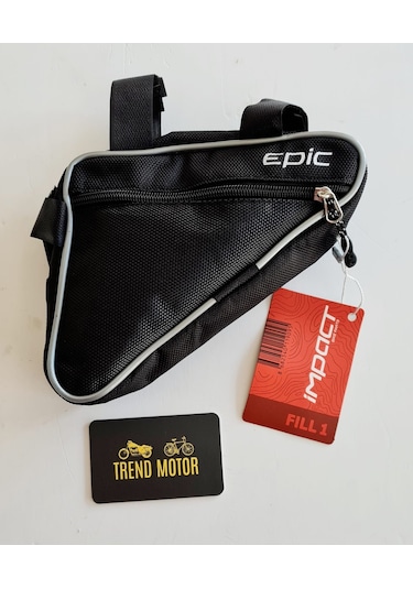 Kadro Orta Üçgen Çanta 0.75 Lt Bisiklet - Epic Siyah
