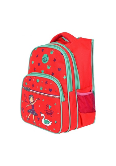 Waddell Kız Çocuk Kırmızı Balerin İlkokul Sırt Çantası