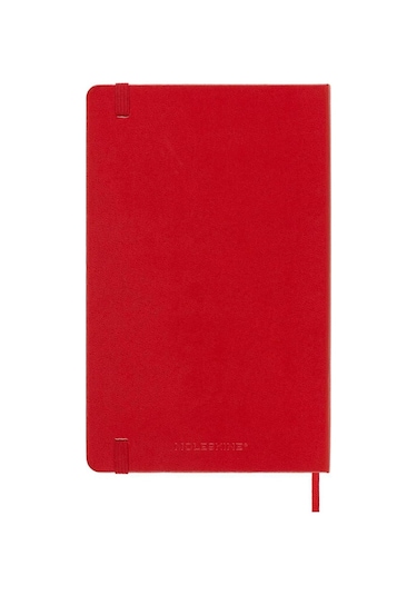 Moleskine Çizgili Kırmızı Defter Sert Kapak