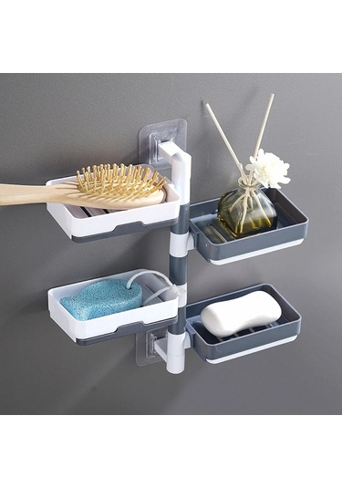 4 Katlı Pratik Katmanlı Banyo Organizer Standı Fonksiyonel Banyo Düzeni Diğer