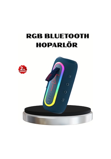 Nrzsnt Mini Mavi Bluetooth Hoparlör Şık Görünüm Ve Taşınabilir Güçlü Ses