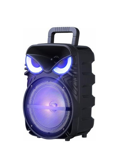 Rgb Işıklı Parti Karaoke Hoparlör Bluetooth, 8 İnç Güçlü Bas, Mikrofonlu, Fm Radyo Ve Tws Stereo Ses