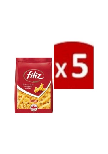 Filiz Burgu Makarna 500 Gr 5 Li Paket