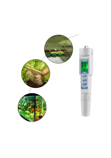 Xiyyadms Sıcaklık, Ec Ve Ph Değerlerini Ölçen Su Kalitesi Test Cihazı - Ph/ec-983 Pil Dahil Değil