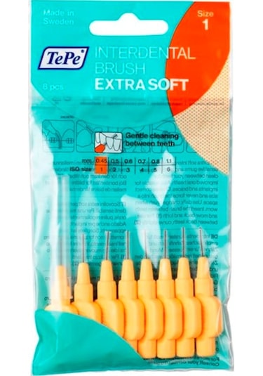 Tepe Extra Soft Arayüz Fırçası 8'li 0.45 MM