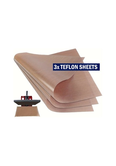 Willowhaven 3 Paket 12x16'' Ptfe Sublimasyon Tabakası Yapışmaz Isıya Dayanıklı