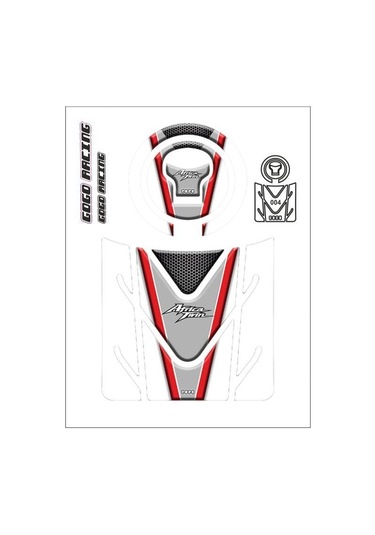 Honda Africa Twin 2016 - 2022 Uyumlu Tank Pad 004