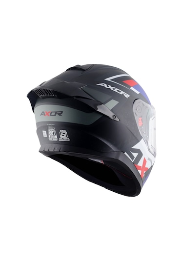 Axor Saber X Sports Kapalı Kask Mavi - Siyah