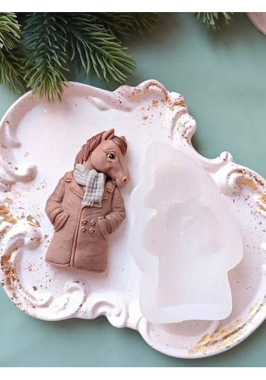 Tvoe Hobby Silikon Kalıp 2d "paltolu At" 401280104 Diğer