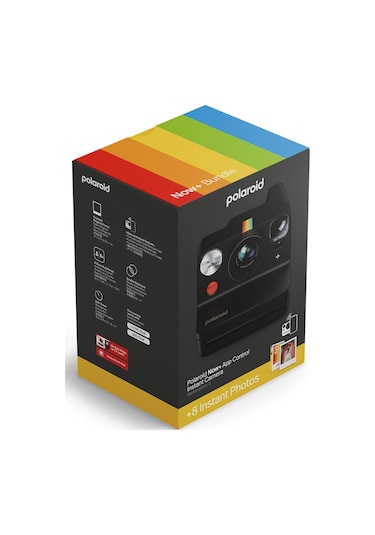 Polaroid Now Gen 3 Fotograf Makinesi + Renkli Film Bundle 8 Film